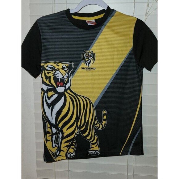 RICHMOND TIGERS afl youth shirt size 10 Australian Football League preowned B2 - Picture 5 of 11